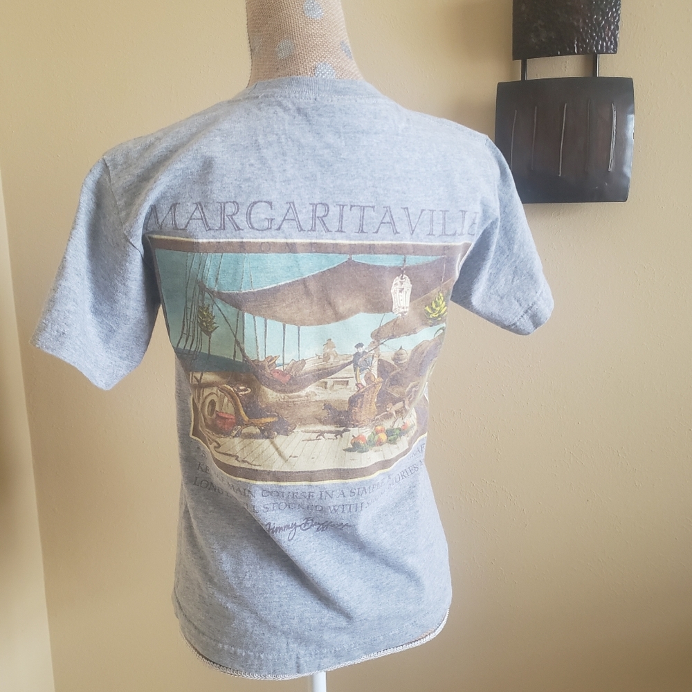 Vintage Margaritaville Las Vegas Jimmy Buffet gray tshirt unisex small 2006 Y2k